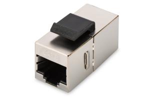 Digitus RJ45 Netwerk Adapter CAT 5, CAT 5e, CAT 6 [1x RJ45-bus - 1x RJ45-bus] Grijs