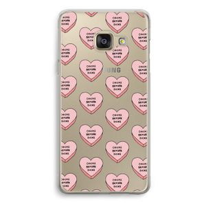 Chicks before dicks: Samsung Galaxy A3 (2016) Transparant Hoesje