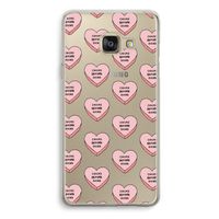 Chicks before dicks: Samsung Galaxy A3 (2016) Transparant Hoesje