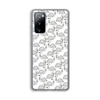 Zwanen: Samsung Galaxy S20 FE / S20 FE 5G Transparant Hoesje