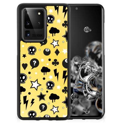 Mobiel Case Samsung Galaxy S20 Ultra Punk Geel