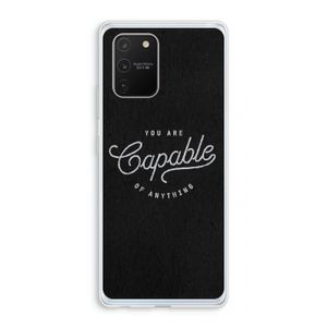 Capable: Samsung Galaxy S10 Lite Transparant Hoesje
