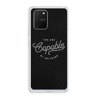 Capable: Samsung Galaxy S10 Lite Transparant Hoesje