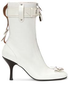 JW Anderson bottines à détails de cadenas - Blanc