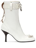 JW Anderson bottines à détails de cadenas - Blanc