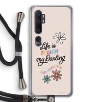 Tough Life: Xiaomi Mi Note 10 Transparant Hoesje met koord