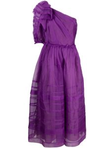 Ulla Johnson robe mi-longue Artemis à une épaule - Violet