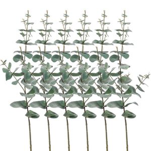 Set van 6x stuks Groene Eucalyptus kunsttakken kunstplant 68 cm