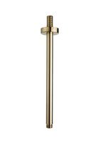 Luxe Douche-Arm Rond Plafondbev. 30Cm Geborsteld Messing