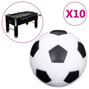 VidaXL Ballen voor voetbaltafel 10 st 32 mm ABS