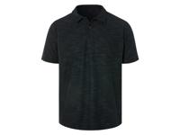 LIVERGY Heren poloshirt (Zwart, M)