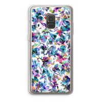 Hibiscus Flowers: Samsung Galaxy A8 (2018) Transparant Hoesje