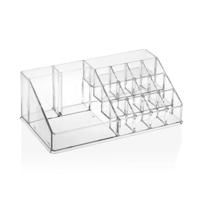 Make-up organizer Versa 12,5 x 8 x 22 cm polyestyreen Bad en Douche