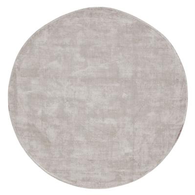 MUST Living Rond Vloerkleed 'La Belle' 250cm, kleur Lichtgrijs