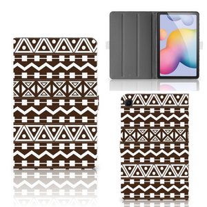 Samsung Galaxy Tab S6 Lite | S6 Lite (2022) Tablet Hoes Aztec Brown