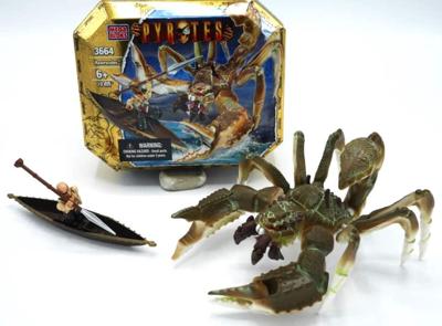 Mega Brands Mega bloks pyrates razorscales krab met bootje en figuurtje