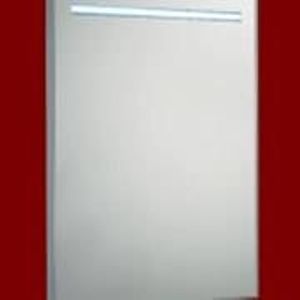 Spiegel 58 cm Aluminium Met Led Verlichting En Schakelaar Aqua Royal