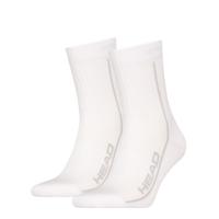 HEAD Short Crew Performance 2-pack Wit-43/46