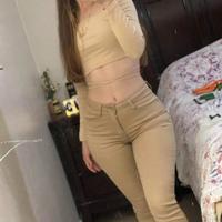 Bon&Bon Women's High Waist Skinny Jeans - Khaki Stretch Denim XS