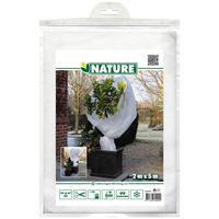 Plantenhoes XL - 5 x 2 meter - wit - anti-vorst planten beschermhoes - 500 x 200 cm - thumbnail