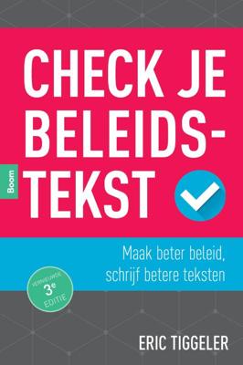 Check je beleidstekst (Paperback)