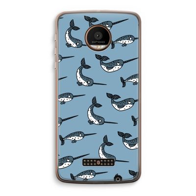Narwhal: Motorola Moto Z Force Transparant Hoesje