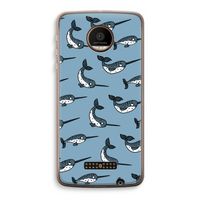 Narwhal: Motorola Moto Z Force Transparant Hoesje