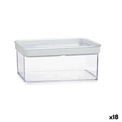 Blik Gondol G-693 G-693 Transparant Siliconen polyestyreen ABS Plastic 1,1 L 10,5 x 9 x 21 cm (18 Stuks)