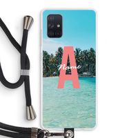 Pacific Dream: Samsung Galaxy A71 Transparant Hoesje met koord
