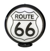 Route 66 Logo Benzinepomp Bol - PVC Lenzen Route 66 Logo Benzinepomp Bol - PVC Lenzen
