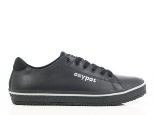 Oxypas Sneaker leer Clark | Wit | Maat 45 - 00,154,155,45