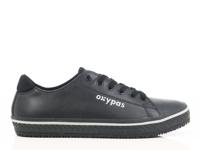 Oxypas Sneaker leer Clark | Wit | Maat 45 - 00,154,155,45