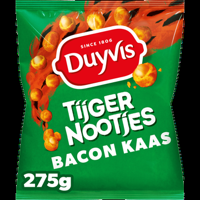 Duyvis Tijgernootjes Bacon Kaas Pinda Noten 275 gr bij Jumbo