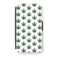 Weed: iPhone X Flip Hoesje