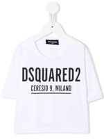 DSQUARED2 KIDS t-shirt en coton à logo imprimé - Blanc