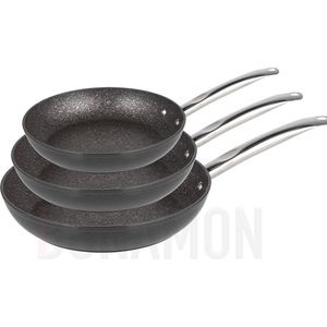 Michelino Aluminium Pannenset - 20/24/28 CM ? - Alle Warmtebronnen - Vaatwasserbestendig