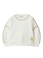 Burberry Kids sweat EKD en coton - Gris - thumbnail