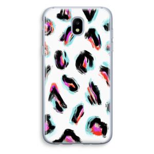 Cheetah color: Samsung Galaxy J5 (2017) Transparant Hoesje