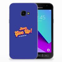 Samsung Galaxy Xcover 4 | Xcover 4s | Siliconen hoesje | met naam Never Give Up
