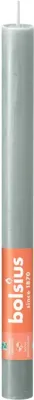 Bolsius dinerkaars rustiek shine 27cm jade green