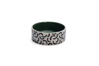 Beeztees Beeztees Eetbak Mark Zwart en Wit - Voerbak Hond (16 cm)