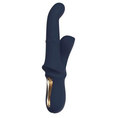 Dubbele Stimulatie Vibrator Dream Toys Goddess Collection Blauw