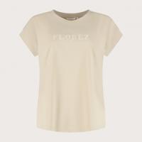 Florez - Beige | Dames | Top | Beige | L | regular | Kamst mode