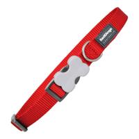 Hondenhalsband Red Dingo Soepel Rood (1,5 x 24-36 cm)