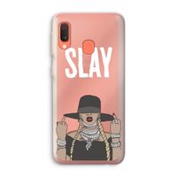 Slay All Day: Samsung Galaxy A20e Transparant Hoesje