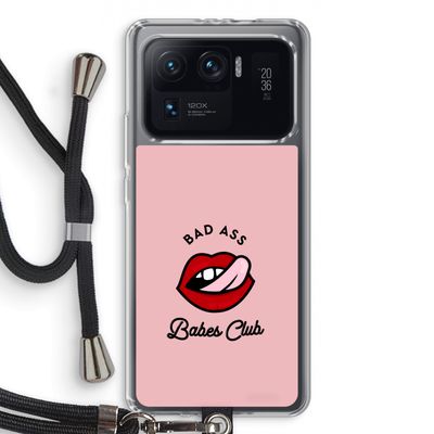 Badass Babes Club: Xiaomi Mi 11 Ultra Transparant Hoesje met koord