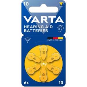 Varta 10 Wegwerpbatterij PR70 Zink-lucht