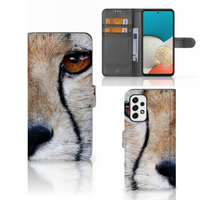 Samsung Galaxy A53 Telefoonhoesje met Pasjes Cheetah - thumbnail