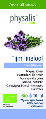 Physalis Aromatherapy Essentiële Oliën Tijm Linalool Olie 10ml