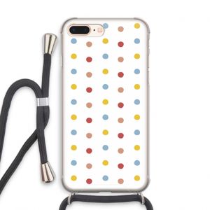 Bollen: iPhone 7 PLUS Transparant Hoesje met koord